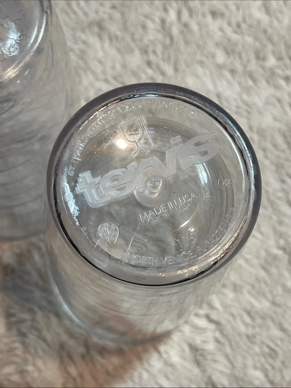 Tervis 16 ounce Clear Double-Walled Insulated Tumblers - Set of 2